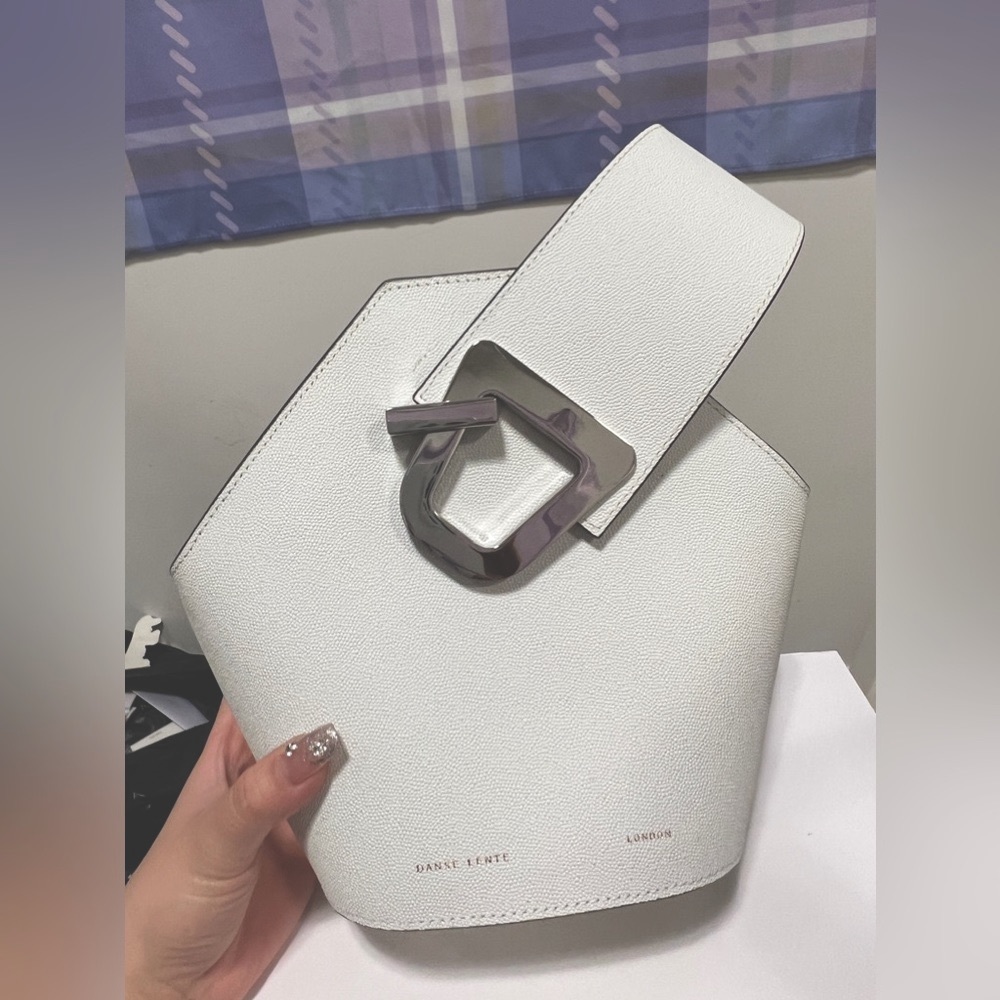 Dense Lente women's bag- leather hexagon bucket